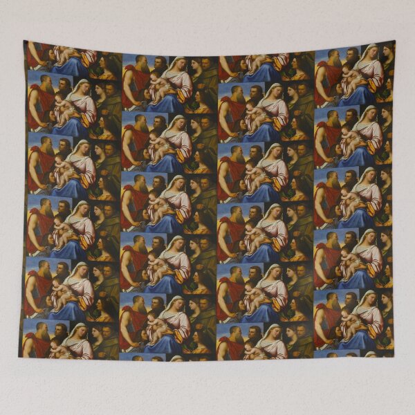 Item preview, Divine Grace: Madonna and Child with Saints and Donors by Sebastiano del Piombo - Italian Renaissance Art designed and sold by HistoryOnWalls.