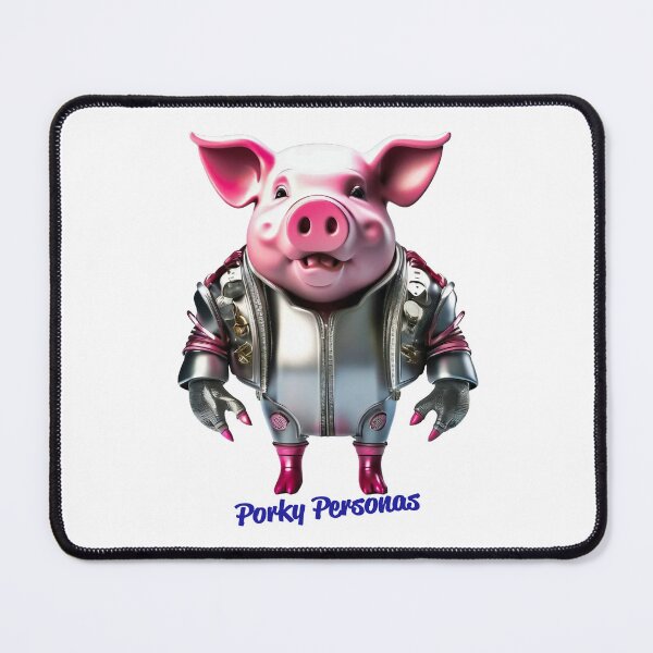 Item preview, Porky Personas Funny Pig Characters designed and sold by Drone-tees.