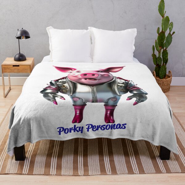 Item preview, Porky Personas Funny Pig Characters designed and sold by Drone-tees.