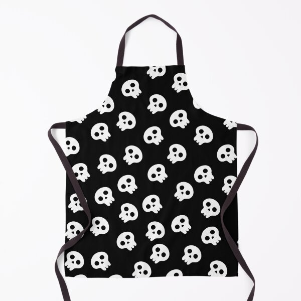 Artikelvorschau, Featuring white skulls on a bold black background, this minimalist pattern adds a touch of edgy elegance to any product. Perfect for those who enjoy a sleek, monochromatic style with a rebellious vibe. This versatile design suits alternative and streetwea entworfen und verkauft von PsycheBrain.