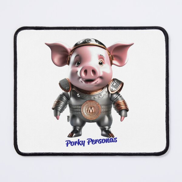 Item preview, Porky Personas Funny Pig Characters designed and sold by Drone-tees.