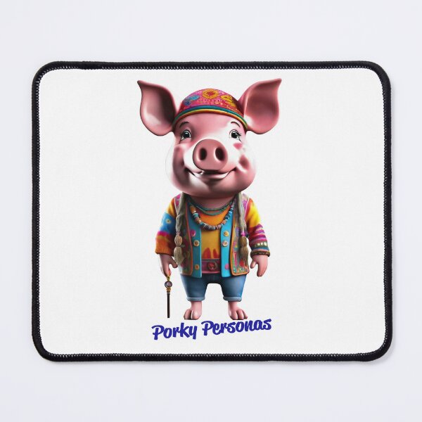 Item preview, Porky Personas Funny Pig Characters designed and sold by Drone-tees.