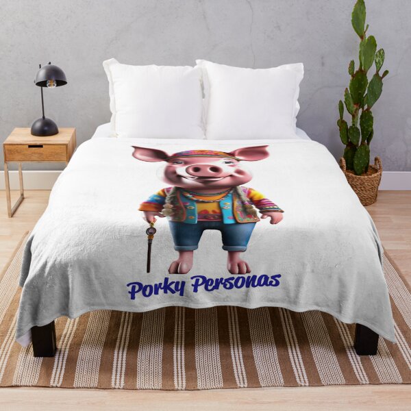 Item preview, Porky Personas Funny Pig Characters designed and sold by Drone-tees.