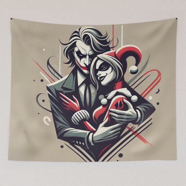 Item preview, Joker and Harley Quinn designed and sold by ariine.