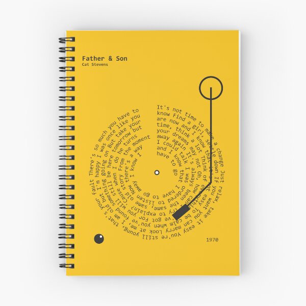 Item preview, Father & Son, Cat Stevens - Lyrics Poster designed and sold by MancBusyBee.