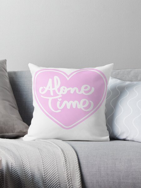 Item preview, Alone time pink heart neurodivergent antisocial shy graphic designed and sold by pasteldreams26.