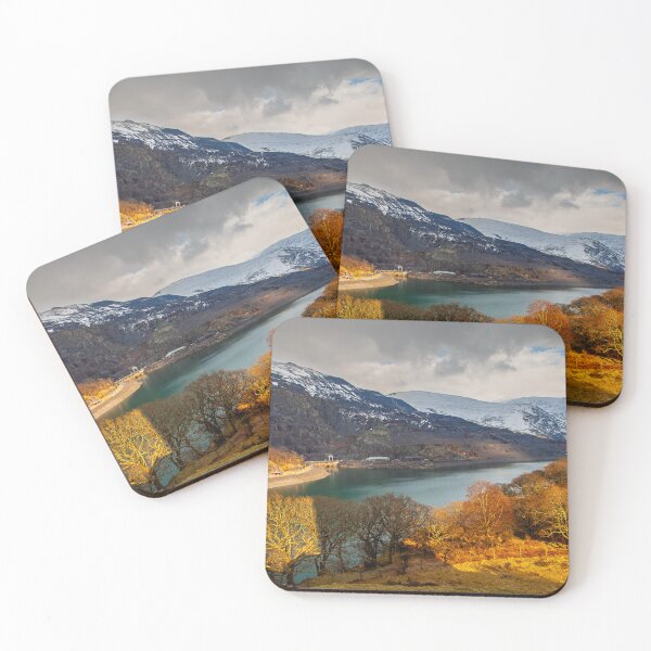 Item preview, Serene Mountain Landscape with Snow-Capped Peaks and Tranquil Lake designed and sold by David Patterson.
