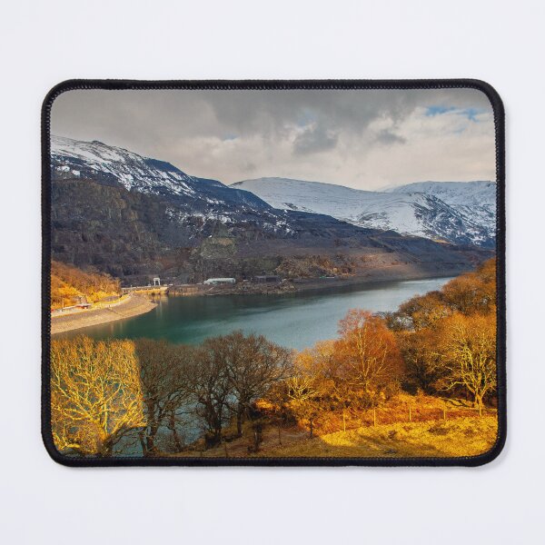 Item preview, Serene Mountain Landscape with Snow-Capped Peaks and Tranquil Lake designed and sold by David Patterson.