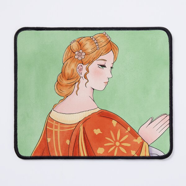 Item preview, Cute Renaissance fashion anime style illustration designed and sold by MariOyama.
