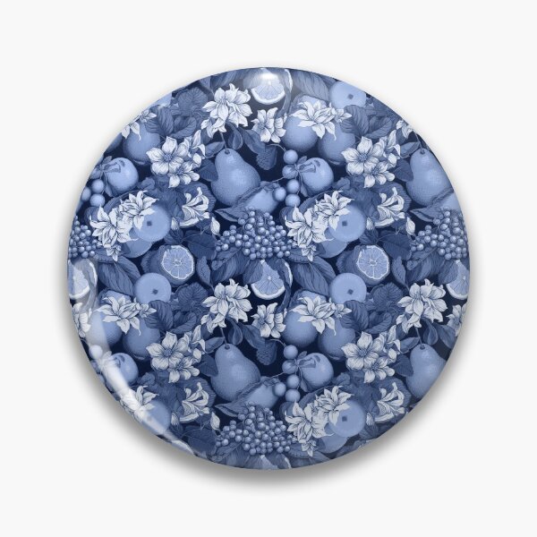 Item preview,  Fruit salad blue designed and sold by Alessandro Remo Mazzoni Remotextiles.