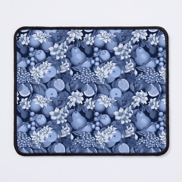 Item preview,  Fruit salad blue designed and sold by Alessandro Remo Mazzoni Remotextiles.
