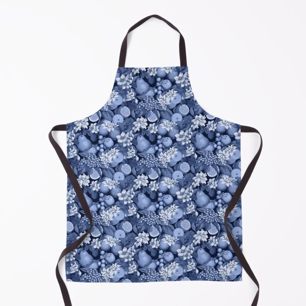 Item preview, Fruit salad blue designed and sold by Alessandro Remo Mazzoni Remotextiles.