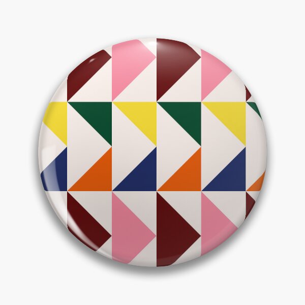 Item preview, Multi Colour Geometric Pattern in Triangles designed and sold by OneThreeSix.