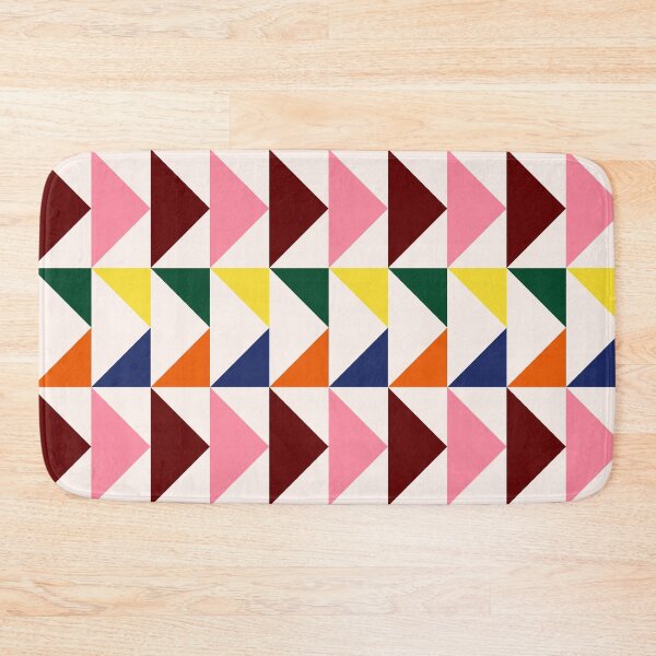 Item preview, Multi Colour Geometric Pattern in Triangles designed and sold by OneThreeSix.