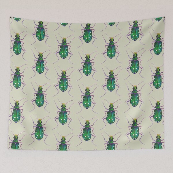 Item preview, Tiger Beetle Watercolor designed and sold by EwieEnte.