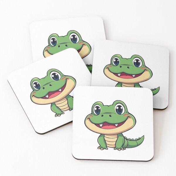 Artikelvorschau, Ein glücklicher kleiner Alligator entworfen und verkauft von OhshunStudios.