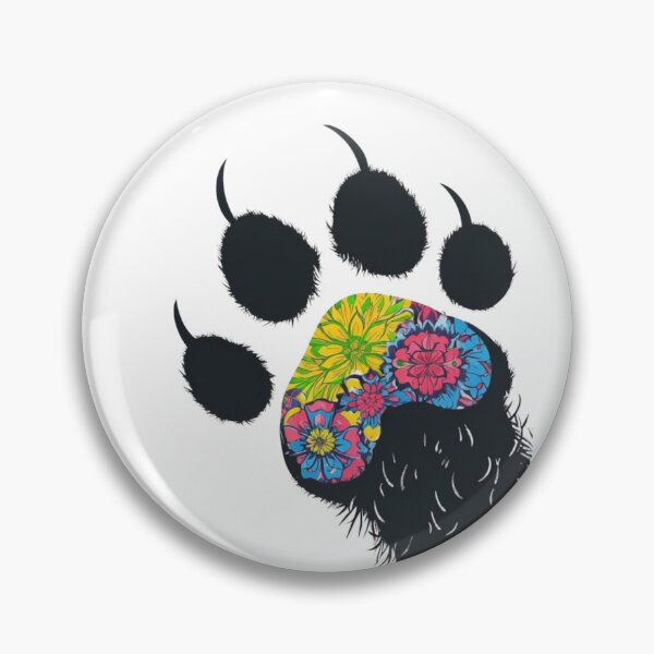 Item preview, Paw with flower  designed and sold by JIGUWORLD.