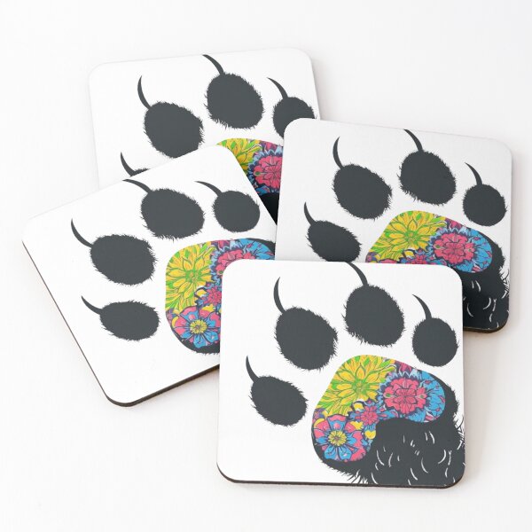 Item preview, Paw with flower  designed and sold by JIGUWORLD.
