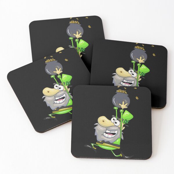 Item preview, Magical leprechaun with crazy pot of gold designed and sold by Joncasmiart.