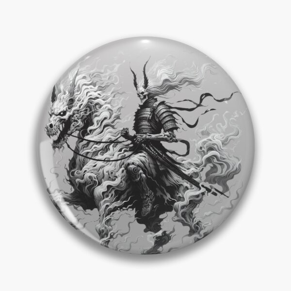 Item preview, Soldier skull horse rider army samurai  designed and sold by MTsur.