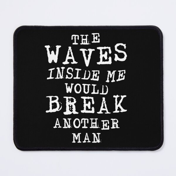 Item preview, Clickolding: THE WAVES INSIDE ME (white on black) designed and sold by cibokilley.