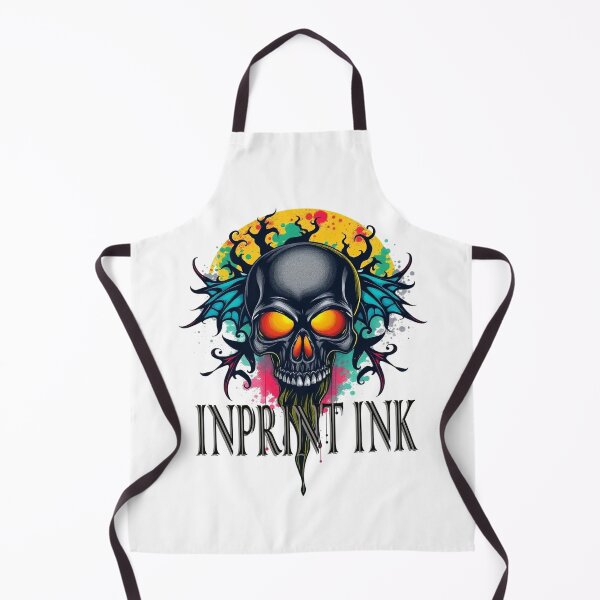 Item preview, INKY BLACK SKULL designed and sold by inprintink.