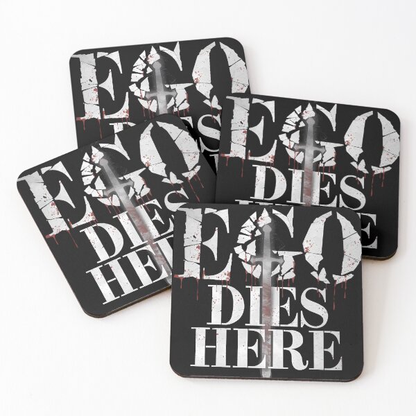 Item preview, Ego Dies Here – Bold Death Design designed and sold by FocusedPatterns.