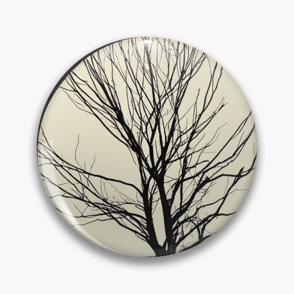 Item preview, Silueta minimalista de un árbol contra la luna designed and sold by CoreMinimal.