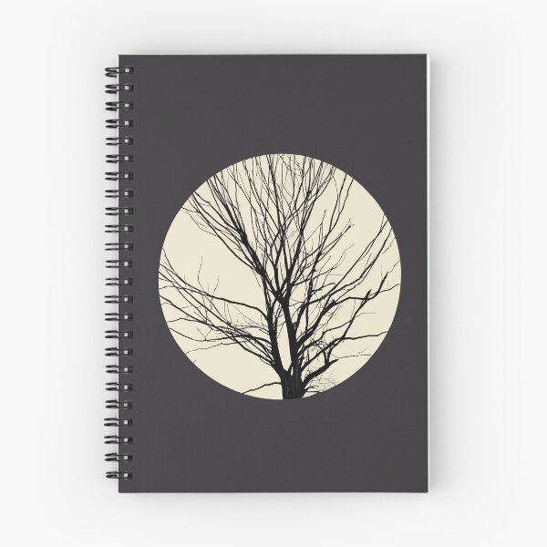 Aperçu de l'œuvre Silhouette minimaliste d'un arbre sur fond de lune créée et vendue par CoreMinimal.
