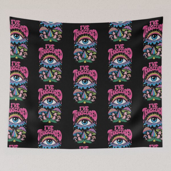 Item preview,  Psychedelic Eye and Mushrooms: I've Transcended designed and sold by ArtFeverShop.