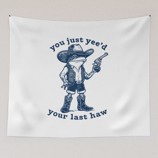 Item preview, You Just Yee’d Your Last Haw Funny Western Design Stickers & T-Shirt designed and sold by ArtsyElegance4U ⭐⭐⭐⭐⭐.