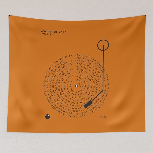 Item preview, Eres tan venosa, Carly Simon - Cartel de la letra designed and sold by MancBusyBee.