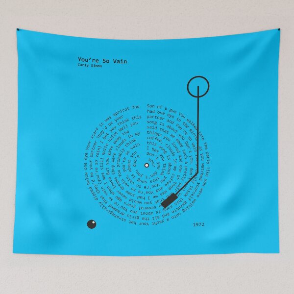 Item preview, Eres tan venosa, Carly Simon - Cartel de la letra designed and sold by MancBusyBee.
