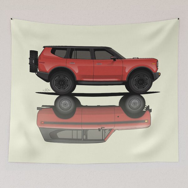 Item preview, Scout with classic Scout reflection 4x4 Overlander designed and sold by blackdogshop.