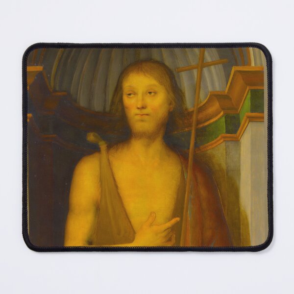 Item preview, Saint John the Baptist and Saint Lucy: Masterpieces by Perugino - Italian Renaissance Art designed and sold by HistoryOnWalls.