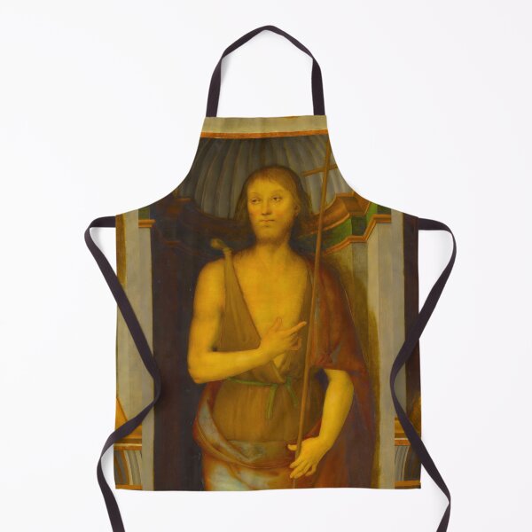 Item preview, Saint John the Baptist and Saint Lucy: Masterpieces by Perugino - Italian Renaissance Art designed and sold by HistoryOnWalls.