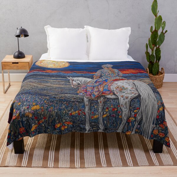 Item preview, Moonlit Journey: Mongolian Elegance designed and sold by ArtVibeCo.