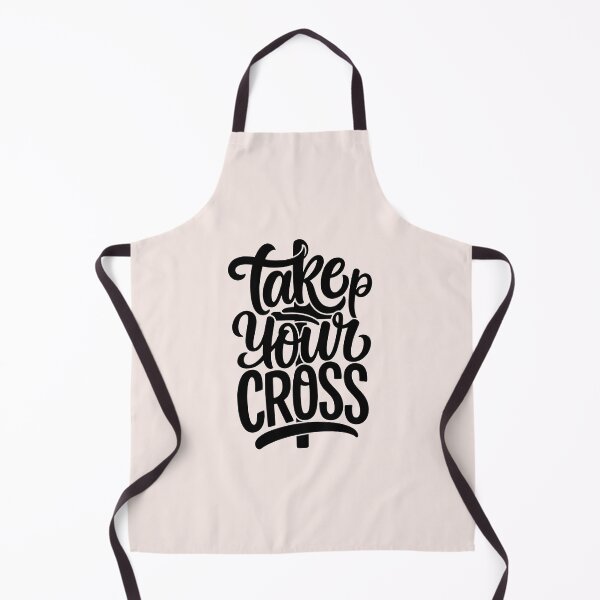 Item preview, Take Up Your Cross | Calligraphy Bible Verses Christian Faith Art designed and sold by KnitLuv.