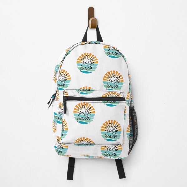 Item preview, Let's go to the beach with sunset logo designed and sold by NicMacTees.