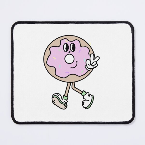 Item preview, Cute and Groovy Donut with Peace Sign designed and sold by mariekawaii.