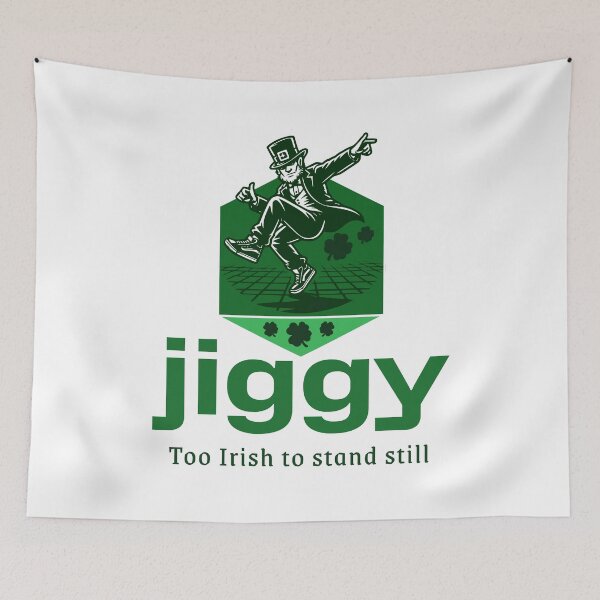 Item preview, Jigging leprechaun too Irish to stand still designed and sold by Graffik-Peeps.