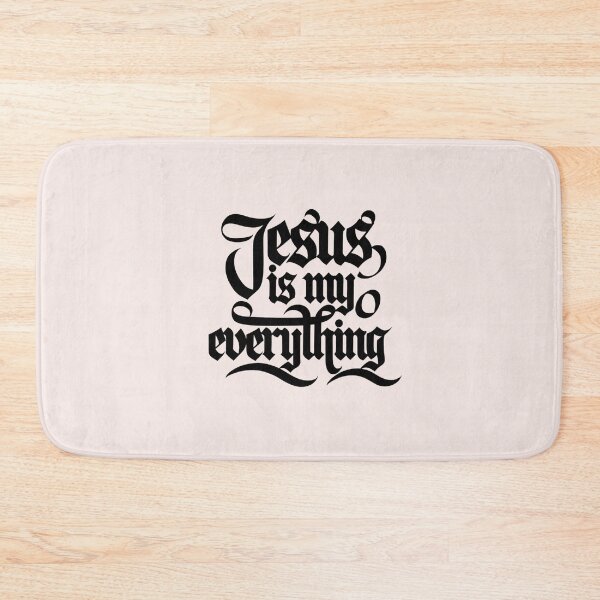 Item preview, Jesus Is My Everything | Calligraphy Bible Verses Christian Faith Art designed and sold by  KnitLuv.