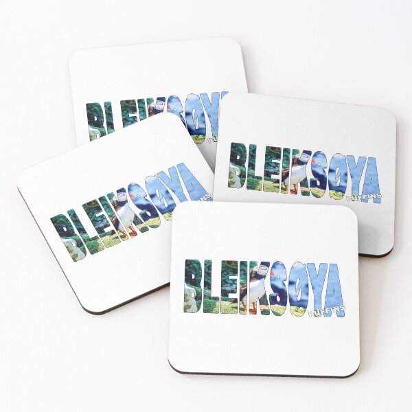 Item preview, BLEIKSØYA Puffins - Island on the Cliff Edge  designed and sold by Adam Gormley.
