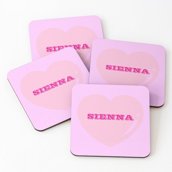 Item preview, Sienna Name Girl Pink designed and sold by Monika Howarth.