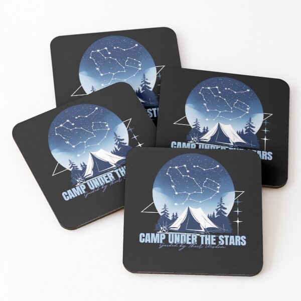 Item preview, Hiking and Astrology - Camp under the stars guided by their wisdom designed and sold by Designs-Labs.