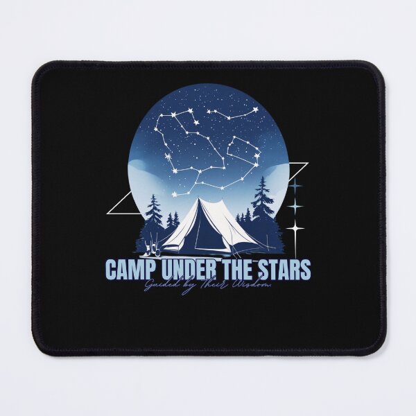Item preview, Hiking and Astrology - Camp under the stars guided by their wisdom designed and sold by Designs-Labs.