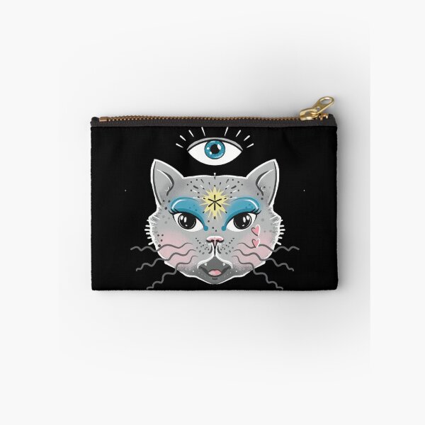 Item preview, Cat and the all seeing third eye designed and sold by jasmineberry.