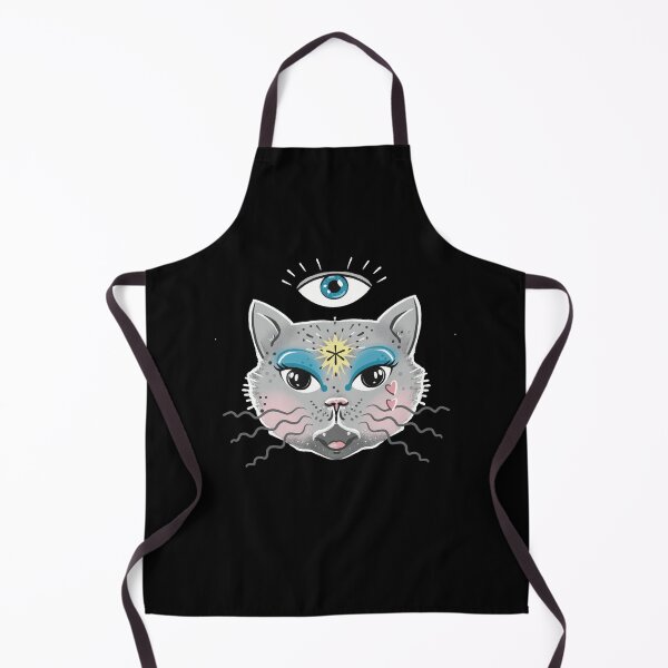 Item preview, Cat and the all seeing third eye designed and sold by jasmineberry.