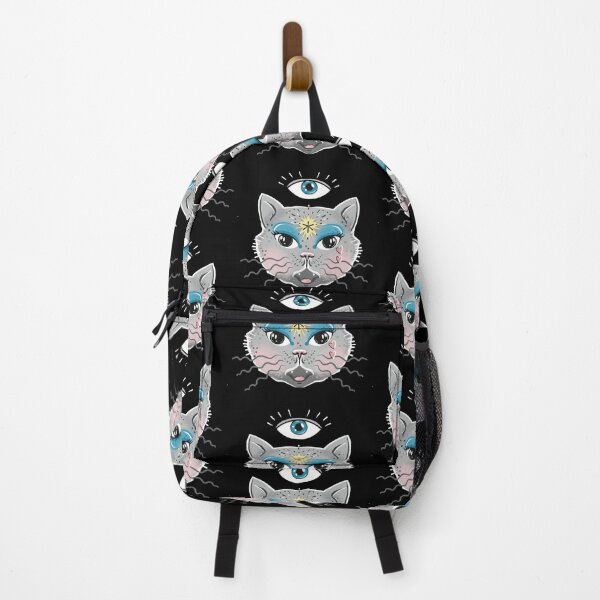 Item preview, Cat and the all seeing third eye designed and sold by jasmineberry.