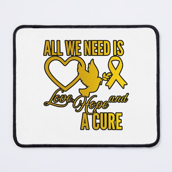 Item preview, All We Need Is Love Hope And A Cure Childhood Cancer Awareness  designed and sold by Auchi_Verse.